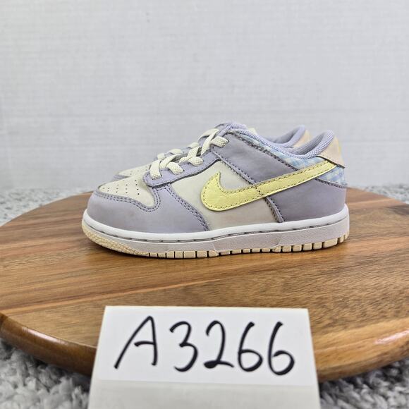 Nike Dunk Low SE TD Easter 2023 Athletic Casual Daily Sneaker Kids 9c FJ4643-536 - Picture 1 of 13